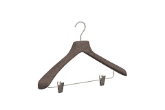 Hanger for suits and silicon clips 45х6 см