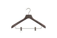Hanger for suits and silicon clips 45х6 см
