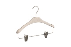 Kid's hanger with clips for skirts and trousers 33 cm