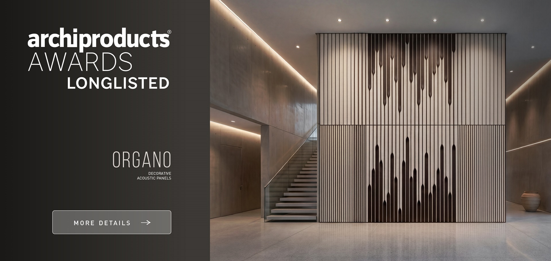 ORGANO by ADJ STYLE Selected for the Archiproducts Design Awards 2026 Longlist