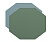 Placemat octagon 44,5х38