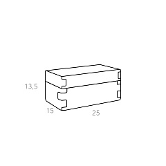 Box Snob 25x15xH13.5