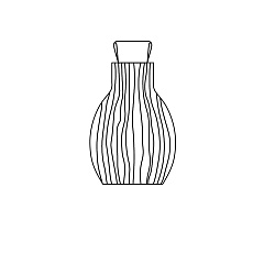 Vase Otto Mod. 2.1 9x24xH44