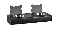 Bowls holder Cat 40x16xH6
