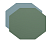 Placemat octagon 44,5х38