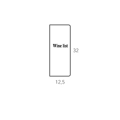 Wine menu 13х30