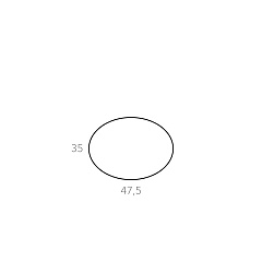 Placemat oval 47,5х35