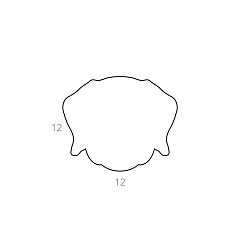 Coaster dog 14х12