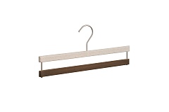 Hanger with a velvet bar for trousers 37х1.5 cm