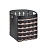 Basket Geometria Quadrata 35x35xH40