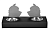 Bowls holder Dog 40x22xH7.5