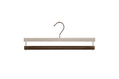 Hanger with a velvet bar for trousers 37х1.5 cm