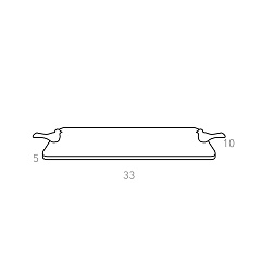 Bird tray  33х10хH5