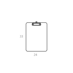 Clipboard А4 23х31